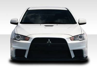 Duraflex - Mitsubishi Lancer Duraflex Evo X Look Front Bumper Cover - 1 Piece - 106953