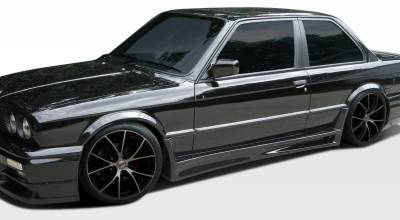 Duraflex - BMW 3 Series Duraflex GT-S Side Skirts Rocker Panels - 2 Piece - 106846