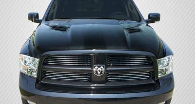 Carbon Creations - Dodge Ram Carbon Creations MP-R Hood - 1 Piece - 107104