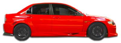 Duraflex - Mitsubishi Lancer Duraflex VT-X Wide Body Side Skirts Rocker Panels - 2 Piece - 107213