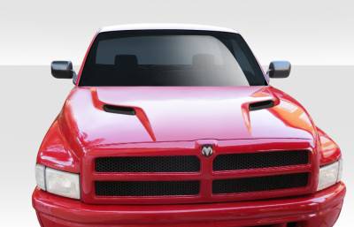 Duraflex - Dodge Ram Duraflex MP-R Hood - 1 Piece - 107714