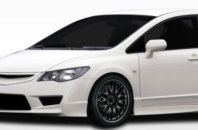 Duraflex - Honda Civic 4DR Duraflex JDM Type R Conversion Fenders - 2 Piece - 107741