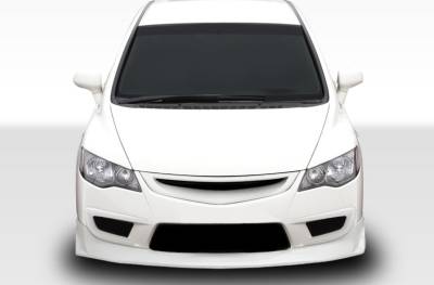 Duraflex - Honda Civic 4DR Duraflex JDM Type JS Type R Conversion Front Lip Under Spoiler Air Dam - 1 Piece - 107742