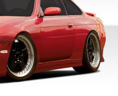 Duraflex - Nissan 240SX Duraflex WX-9 Side Skirts Rocker Panels - 2 Piece - 107824