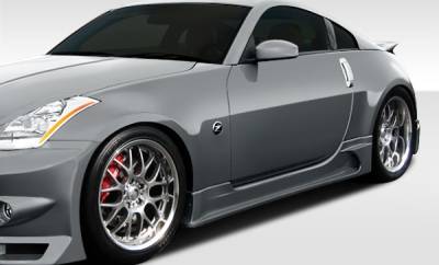 Duraflex - Nissan 350Z Duraflex J-Spec Side Skirts Rocker Panels - 2 Piece - 107830