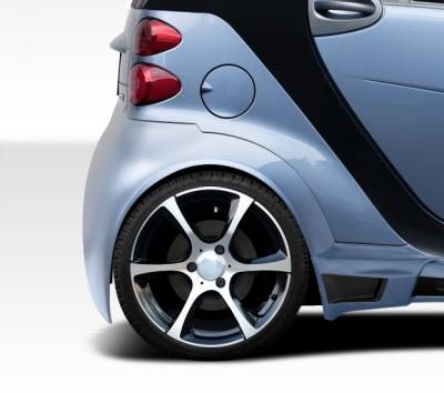 Duraflex - Smart ForTwo Duraflex GT300 Wide Body Rear Fenders - 2 Piece - 107844