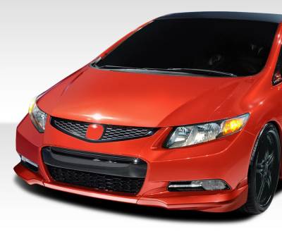 Duraflex - Honda Civic 2DR Duraflex H-Sport Front Add On Bumper Extensions - 2 Piece - 107951