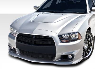 Duraflex - Dodge Charger Duraflex SRT Look Front Bumper Cover - 1 Piece - 108035