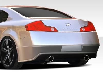 Duraflex - Infiniti G35 2DR Duraflex Sigma Rear Lip Under Spoiler Air Dam - 1 Piece - 108074