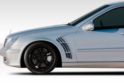 Duraflex - Mercedes-Benz C Class Duraflex W-1 Fenders - 2 Piece - 108246