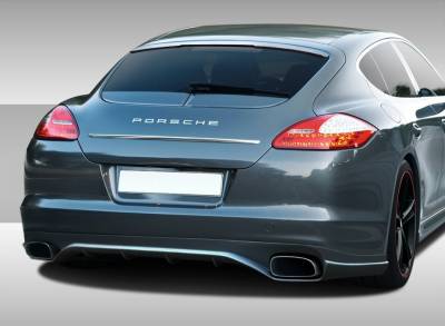 Duraflex - Porsche Panamera Duraflex Eros Version 2 Rear Lip Under Spoiler Air Dam - 1 Piece - 108279