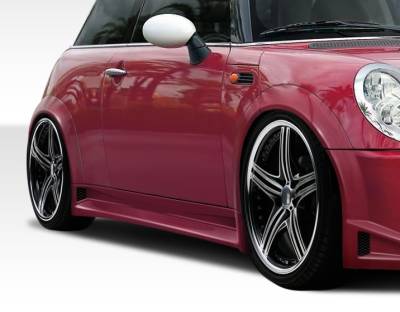 Duraflex - Mini Cooper Duraflex Type Z Wide Body Side Skirts Rocker Panels - 2 Piece - 108318