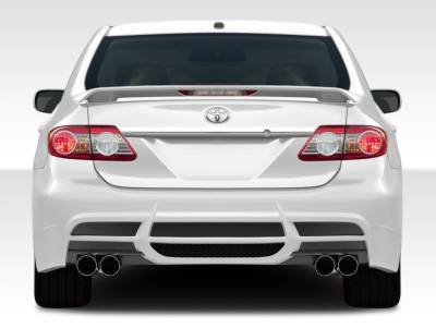 Duraflex - Toyota Corolla Duraflex W-1 Rear Bumper Cover - 1 Piece - 108400