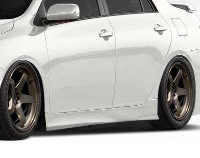 Duraflex - Toyota Corolla Duraflex GT Concept Side Skirts Rocker Panels - 2 Piece - 108403