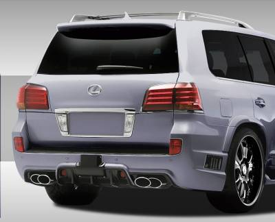 Duraflex - Lexus LX Duraflex Eros Version 1 Rear Bumper Cover - 1 Piece - 108430