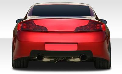 Duraflex - Infiniti G35 2DR Duraflex GT500 Wide Body Rear Bumper Cover - 1 Piece - 108500