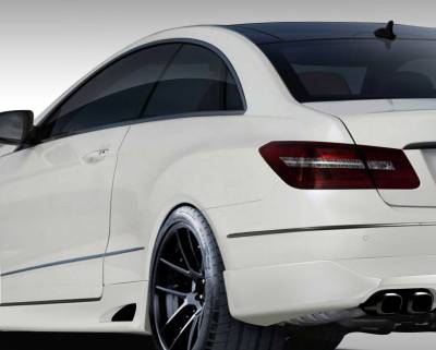 Duraflex - Mercedes-Benz E Class Duraflex Eros Version 1 Rear Add On Bumper Extensions - 2 Piece - 108997