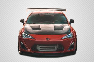 Carbon Creations - Subaru BRZ Carbon Creations 86-R Hood - 1 Piece - 109036