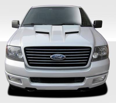 Duraflex - Ford F150 Duraflex CV-X Hood - 1 Piece - 109246