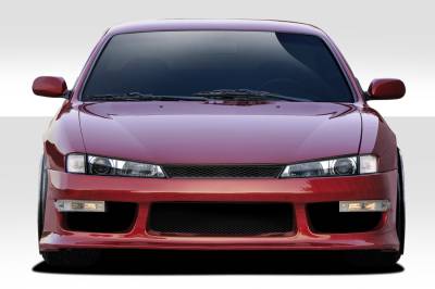 Duraflex - Nissan 240SX Duraflex V-Speed Wide Body Front Bumper Cover - 1 Piece - 109513