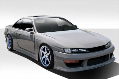 Duraflex - Nissan 240SX Duraflex V-Speed Wide Body Kit - 8 Piece - 109518