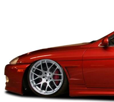 Duraflex - Lexus SC Duraflex V-Speed 25mm Front Fenders - 2 Piece - 108943