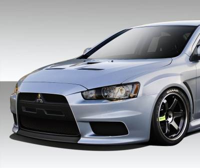 Duraflex - Mitsubishi Lancer Duraflex Evo X V3 Front Bumper Cover - 1 Piece - 109413