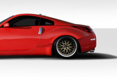 Duraflex - Nissan 350Z Circuit Duraflex 90mm Rear Fender Flares 112592