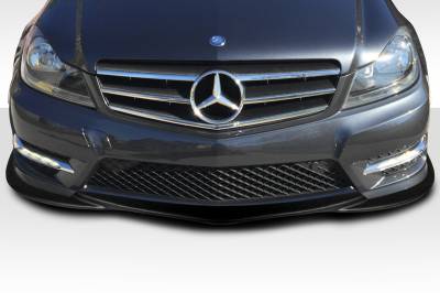 Duraflex - Mercedes C Class L Sport Duraflex Front Bumper Lip Body Kit 112746