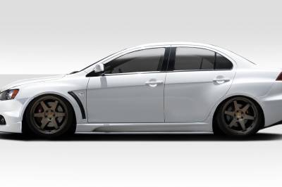 Duraflex - Mitsubishi Lancer VR-S Duraflex Side Skirts Body Kit 112753