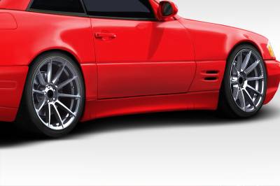 Duraflex - Mercedes SL BR-S Duraflex Side Skirts Body Kit 112840