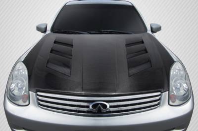 Carbon Creations - Infiniti G Sedan 4DR AM-S DriTech Carbon Fiber Body Kit- Hood 112969