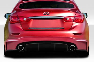 Duraflex - Fits Infiniti Q50 Impulse Duraflex Rear Bumper Lip Body Kit 113538