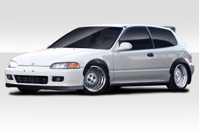 Duraflex - Honda Civic 2DR J Spec Duraflex Fender Flares 114268