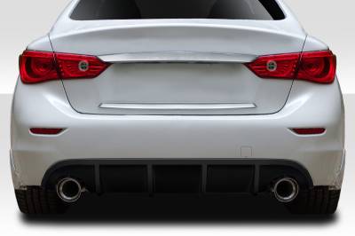 Duraflex - Infiniti Q50 VIP Duraflex Rear Bumper Diffuser Body Kit 114328