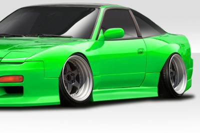 Duraflex - Nissan 240SX Sleek Duraflex Side Skirts Body Kit 114591