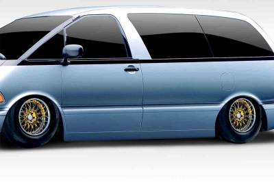 Duraflex - Toyota Previa FAB Duraflex Side Skirts Body Kit 114782