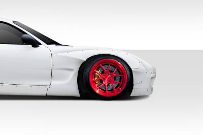 Duraflex - Mazda RX7 TKO RBS Duraflex Body Kit- Front Wide Body Fenders 114886