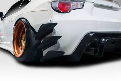 Duraflex - Scion FRS GT500 V3 Duraflex Rear Bumper Canards 114986