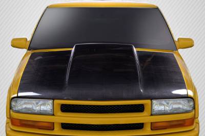 Carbon Creations - Chevrolet S-10 Cowl Carbon Fiber Creations Body Kit- Hood 115430