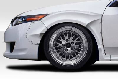 Duraflex - Acura TSX Khan Duraflex 60MM Front Fender Flares 117298