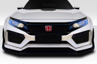 Duraflex - Honda Civic 4DR RBT Duraflex Wide Body Front Body Kit Bumper 117584