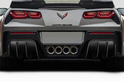 Duraflex - Chevrolet Corvette GTR Duraflex Rear Bumper Diffuser Body Kit 117804