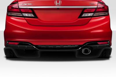 Duraflex - Honda Civic Velocity Duraflex Rear Bumper Lip Diffuser Body Kit 117806