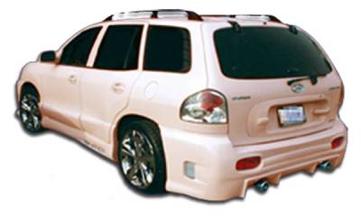 Duraflex - Hyundai Santa Fe Duraflex Platinum Rear Bumper Cover - 1 Piece - 100358