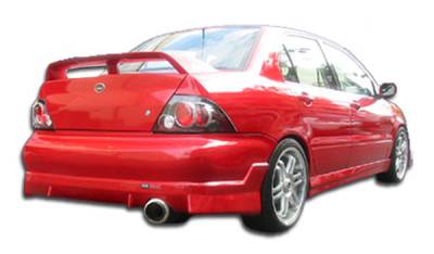 Duraflex - Mitsubishi Lancer Duraflex Walker Rear Bumper Cover - 1 Piece - 100371