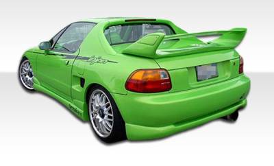 Duraflex - Honda Del Sol Duraflex Type M Rear Lip Under Spoiler Air Dam - 1 Piece - 101252