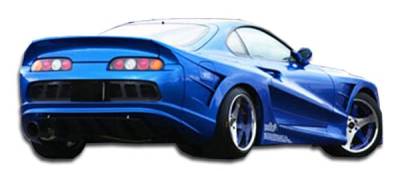 Duraflex - Toyota Supra Duraflex Conclusion Wide Body Rear Fender Flares - 2 Piece - 101337