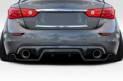 Duraflex - Fits Infiniti Q50 Bulba Duraflex Rear Bumper Lip Diffuser Body Kit! 118616