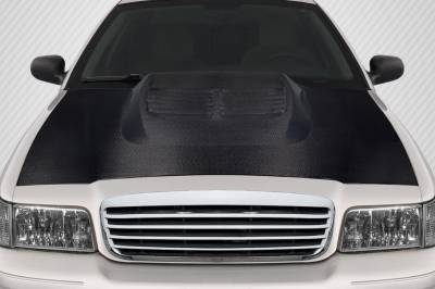 Carbon Creations - Ford Crown Victoria GT500 Look Carbon Fiber Body Kit- Hood 119157